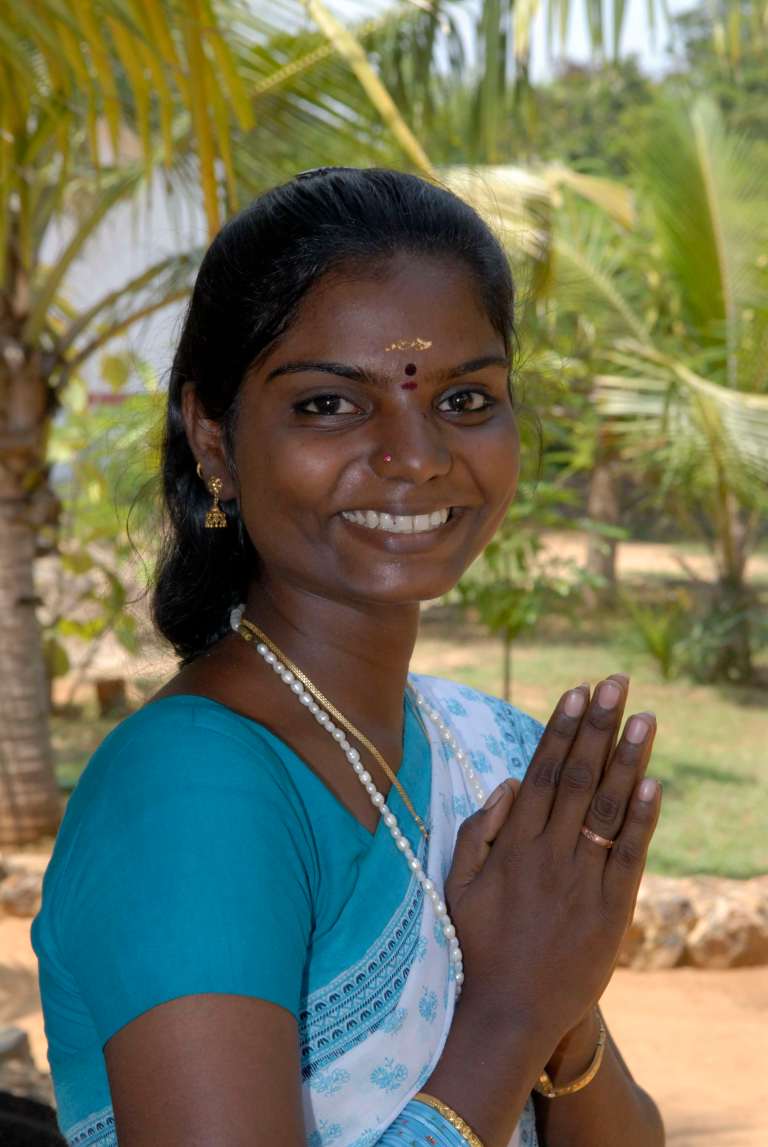 INDE du SUDMuttukadu Jeune femme